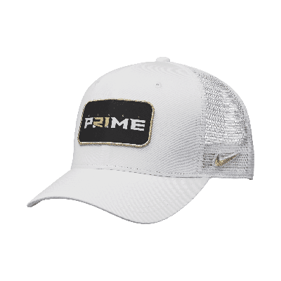 Nike Deion Sanders "p21me" Classic99  Men's College Trucker Hat In White