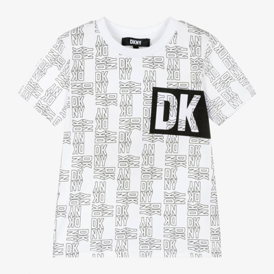 Dkny White Cotton T-shirt
