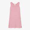 GIVENCHY GIRLS PINK 4G KNITTED MIDI DRESS
