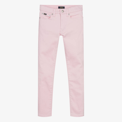 Ralph Lauren Teen Girls Pink Denim The Legging Jeans