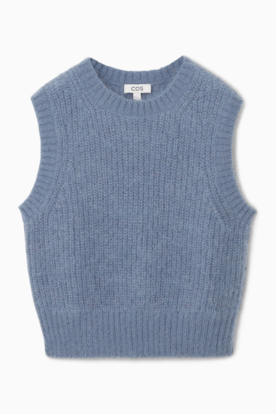 Cos Mohair Tank In Blue