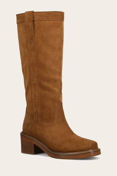 The Frye Company Frye Kate Pull On Tall Boots In Bark