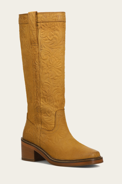 The Frye Company Frye Kate Pull On Tall Boots In Marigold Floral