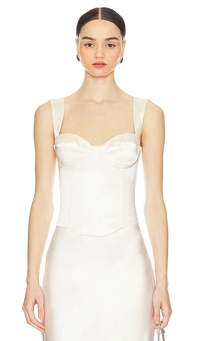Runaway The Label Oura Bustier In Ivory