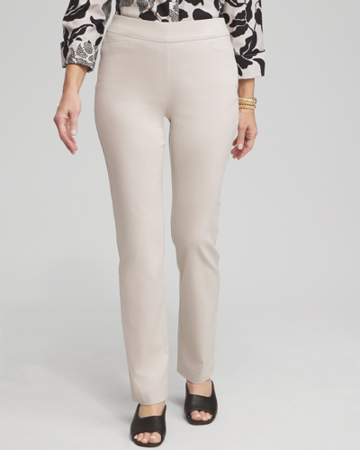 Chico's Petite Brigitte Slim Pants In Light Tan