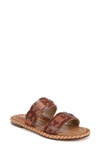 Sam Edelman Tatum Sandal In Maple Bourbon/ Rich Cognac