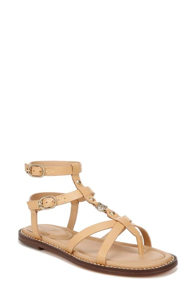 Sam Edelman Talya Ankle Strap Sandal In Natural