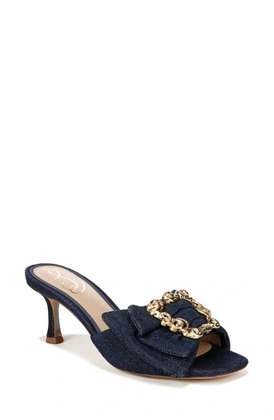 Sam Edelman Pietra Sandal In Navy