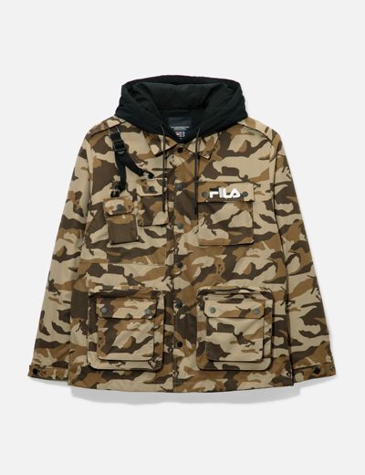 Fila Camouflage Jacket In Multi