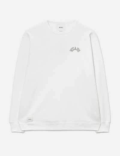 Wtaps Logo Embroidery Sweater In White