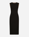 Dolce & Gabbana Elegant Sleeveless Shift Mini Dress In Black