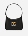Dolce & Gabbana Logo-plaque Leather Tote Bag In Black