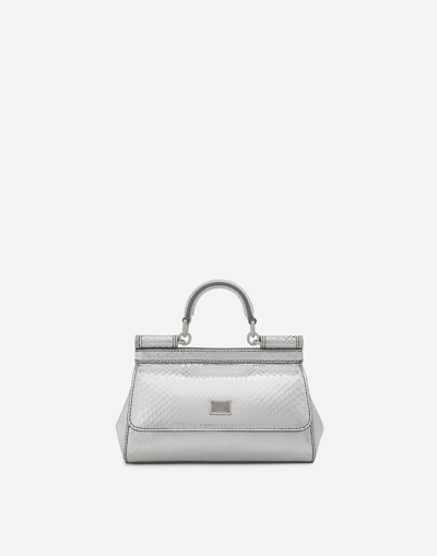 Dolce & Gabbana Borsa A Mano In Silver