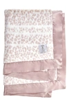 Little Giraffe Luxe Leshiba Baby Blanket In Dusty Pink