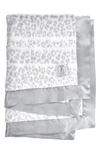 Little Giraffe Luxe Leshiba Baby Blanket In Silver