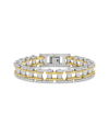 Sterling Forever 14k Plated Bolt Chain Watch Band
