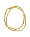 ADORNIA ADORNIA 14K PLATED STRETCH BRACELET