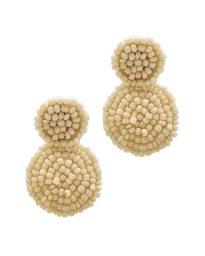 Adornia Rhodium Plated Statement Earrings In Gold