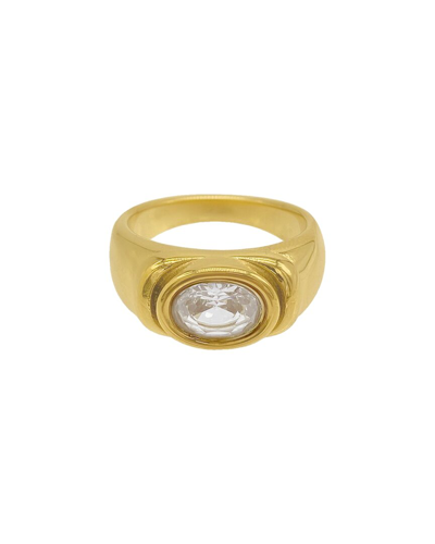Adornia 14k Plated Statement Ring
