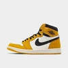 Nike Air Jordan Retro 1 High Og Casual Shoes In Yellow Ochre/black/sail
