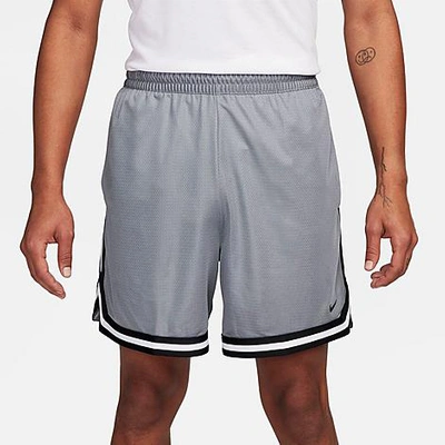 Nike Men's Dna Dri-fit 6" Basketball Shorts In Cool Grey/black/black