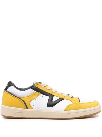 Vans Lowland Panelled Sneakers In Yellow