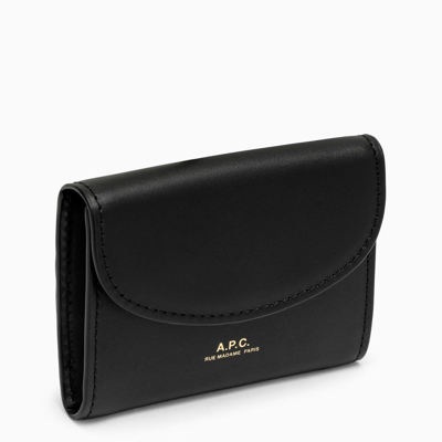 A.p.c. | Genève Black Leather Card Holder