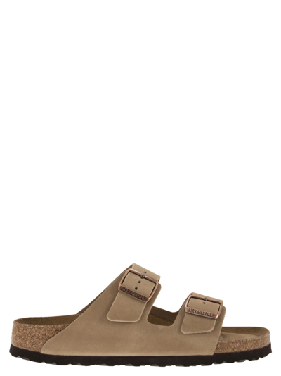 Birkenstock Arizona Leather Sandals In Tabacco Brown