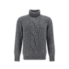 Brunello Cucinelli Man Turtleneck Grey Size 46 Cashmere
