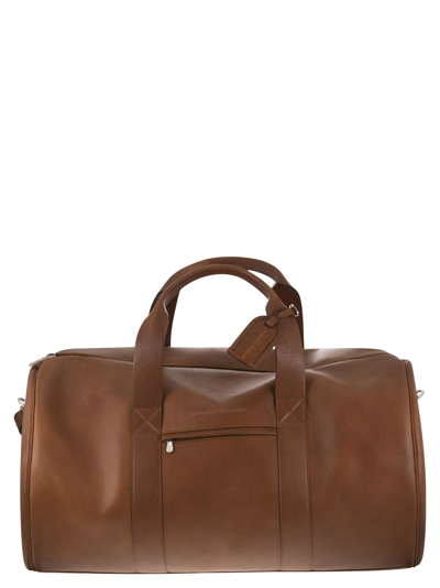 Brunello Cucinelli Leather Active Bag
