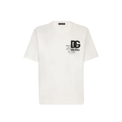 Dolce & Gabbana Men Logo T-shirt In Multicolor