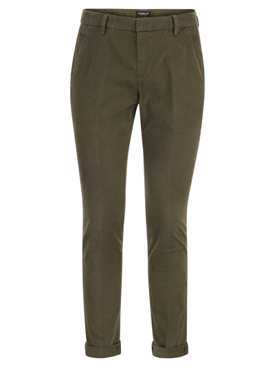 Dondup Gaubert Slim Fit Gabardine Trousers