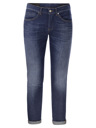 Dondup George Five Pocket Jeans In Dark Denim