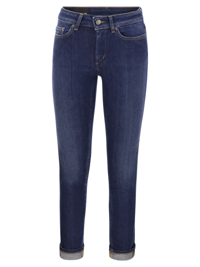 DONDUP DONDUP MONROE FIVE POCKET SKINNY FIT JEANS