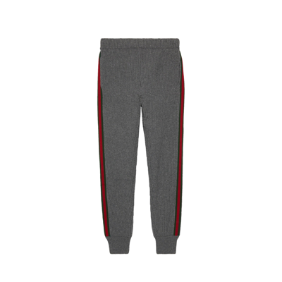 Gucci Wool C Mere Pants In Grey