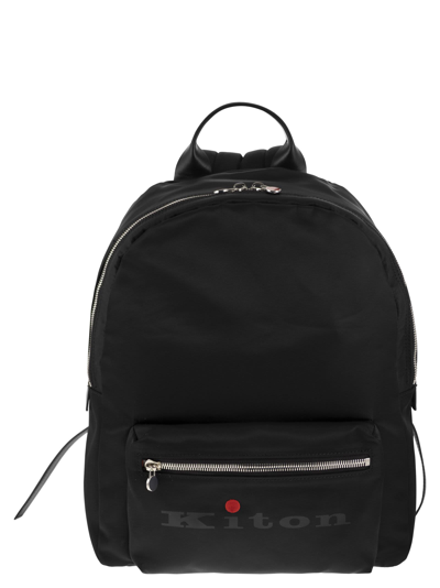 Kiton Backpack With Logo