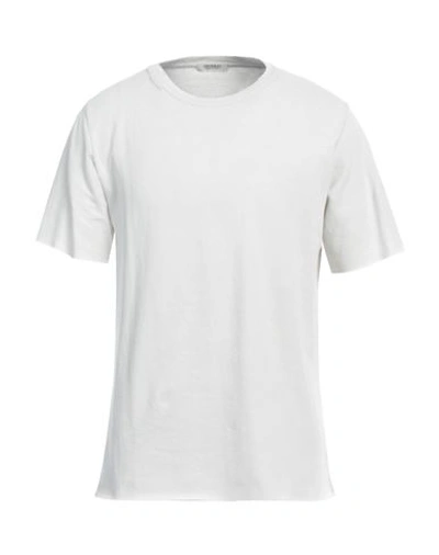 Crossley Man T-shirt Light Grey Size L Cotton In Grey