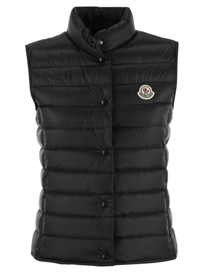 Moncler Liane Quilted Down Vest In Black