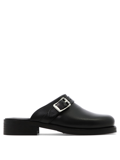 Our Legacy Ssense Exclusive Black Cow Hair Camion Mule Loafers