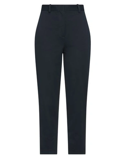 Circolo 1901 Woman Pants Midnight Blue Size 4 Cotton, Elastane In Blue
