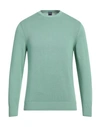 Fedeli Man Sweater Green Size 46 Supima