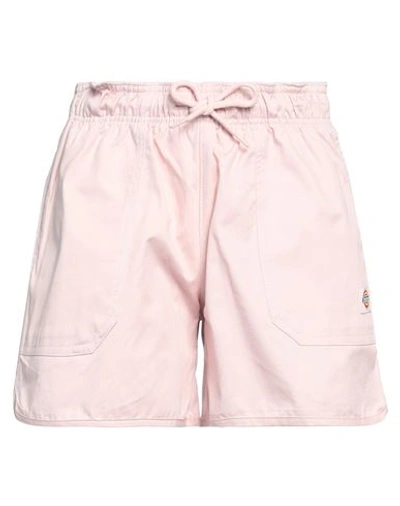 Dickies Woman Shorts & Bermuda Shorts Pink Size S Cotton