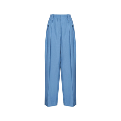 Stella Mccartney High-waist Tailored Trousers In Blue