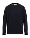 Filippo De Laurentiis Man Sweater Midnight Blue Size 44 Merino Wool, Cashmere