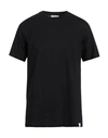 Paolo Pecora T-shirt In Maglia Di Lino E Cotone In Black