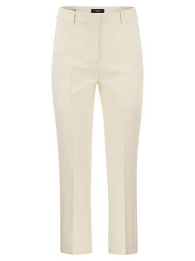 WEEKEND MAX MARA WEEKEND MAX MARA RANA VISCOSE CANVAS TROUSERS