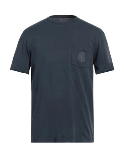 Blauer Man T-shirt Midnight Blue Size M Polyester, Elastane