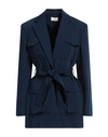 P.a.r.o.s.h P. A.r. O.s. H. Woman Overcoat Midnight Blue Size L Polyester