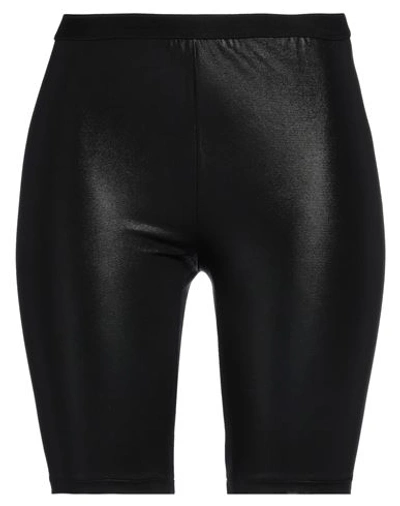 Rick Owens Lilies Woman Leggings Black Size 6 Viscose, Elastane