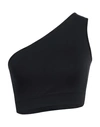 RICK OWENS RICK OWENS WOMAN TOP BLACK SIZE M POLYAMIDE, ELASTANE